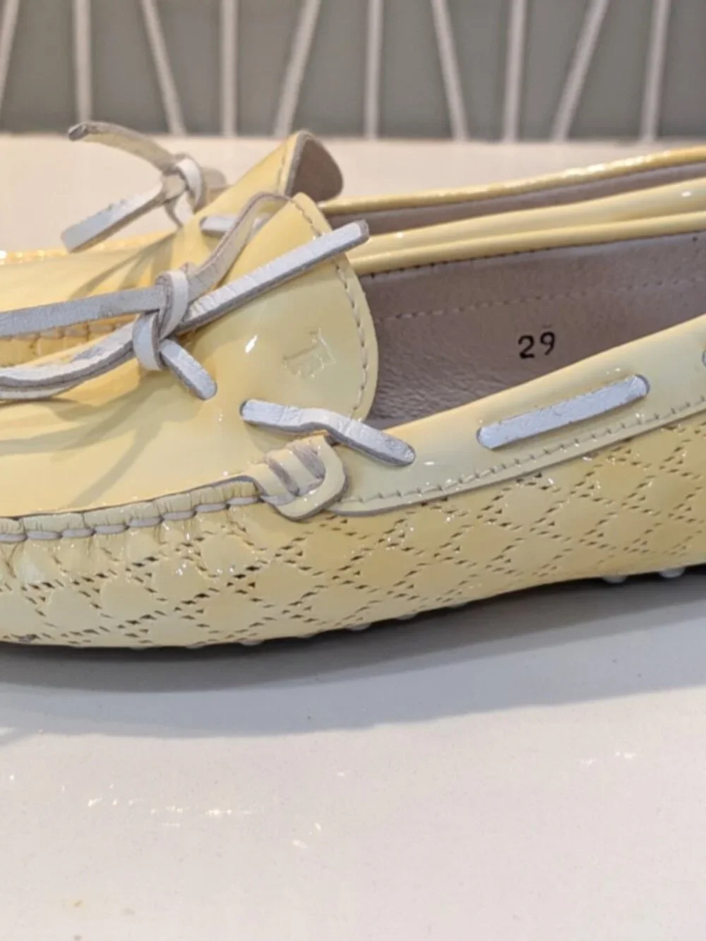Tods pale yellow