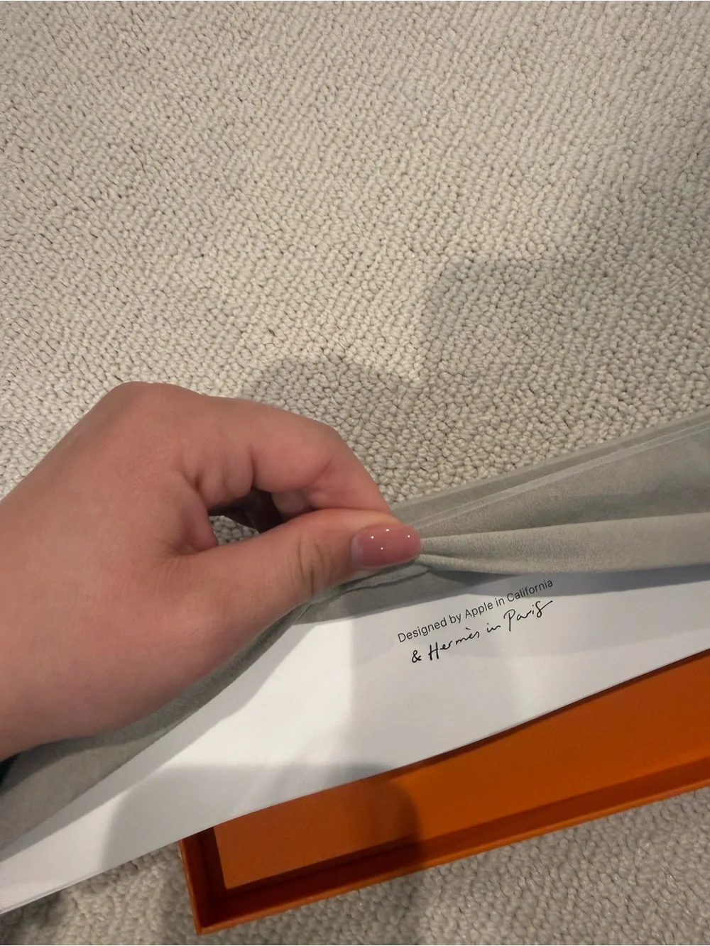 Hermes authentic rubber