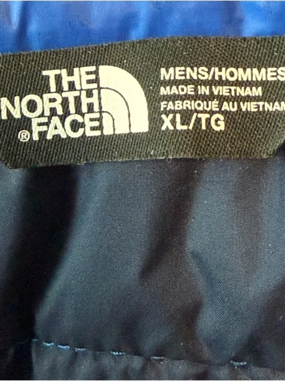 The North Face Men’s Royal Blue Quilted Down Vest