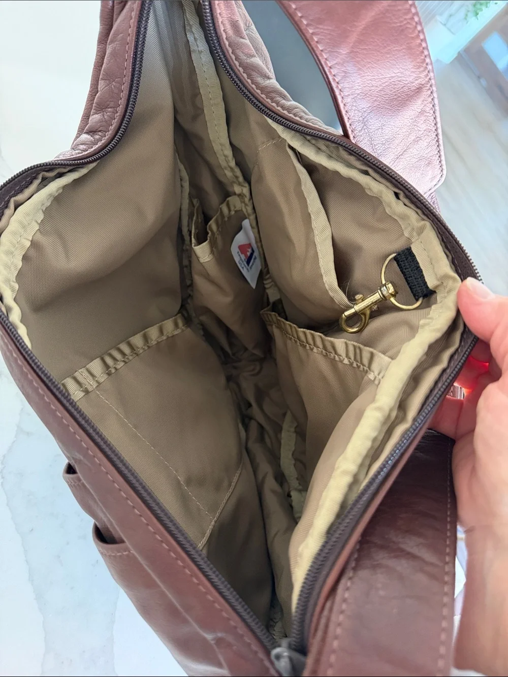 Ameribag brown leather