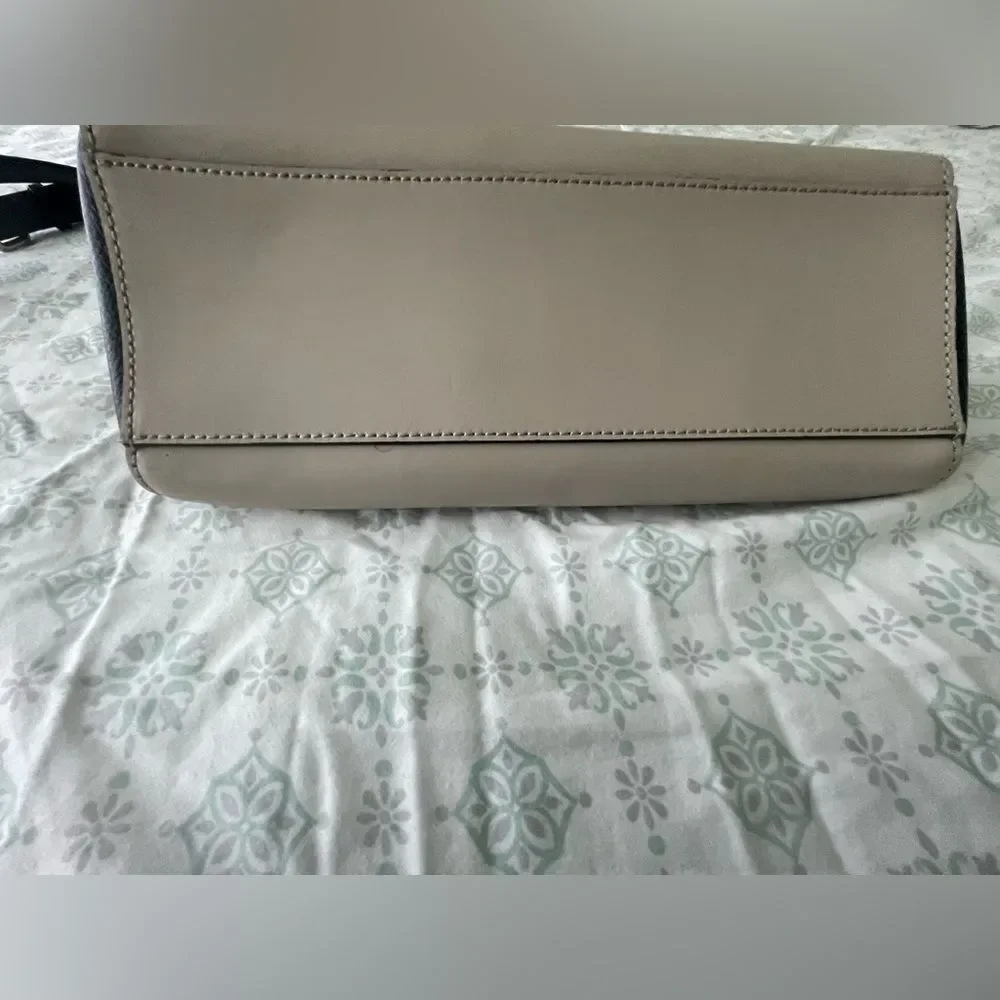 Kate Spade Purse - Totebag - Cream & Black - Y2k Shoulder Purse - Crossbody Bag