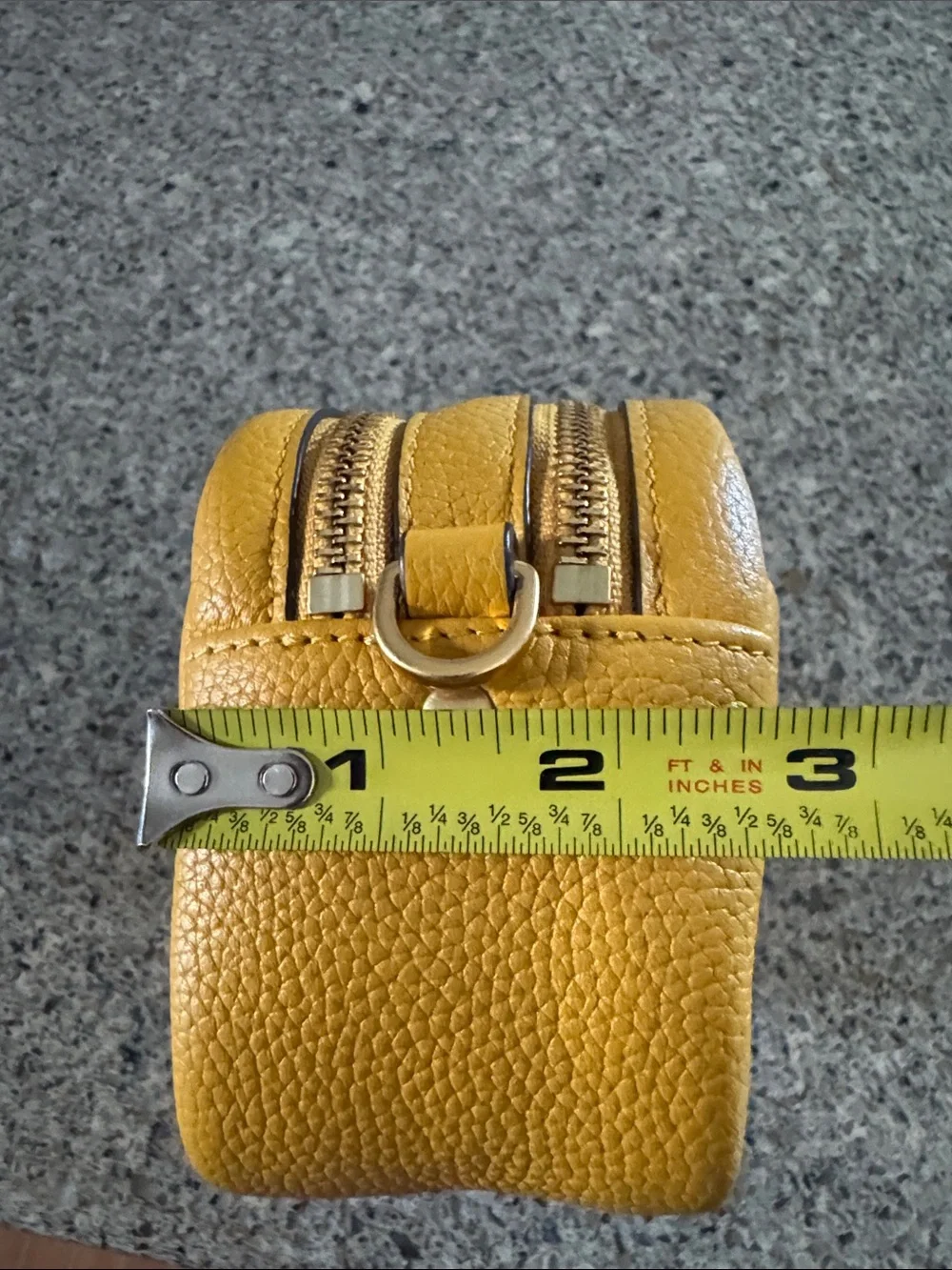 Tory Burch compact pebbled