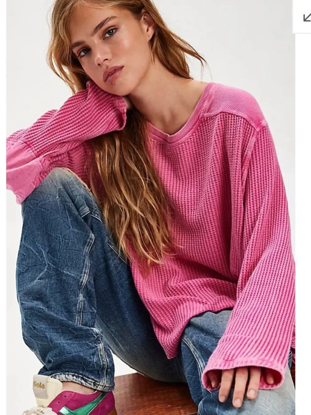 Free People Blake Thermal Top NWT