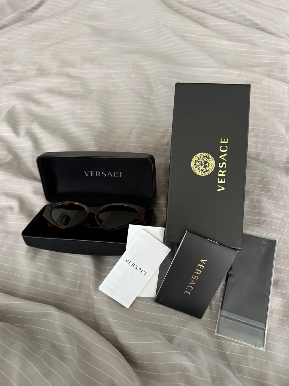 Versace case sunglasses