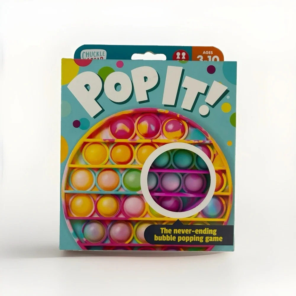 Chuckle & Roar POP IT: Tie Dye LETTERS & NUMBERS New in Box (AGES 3-10)