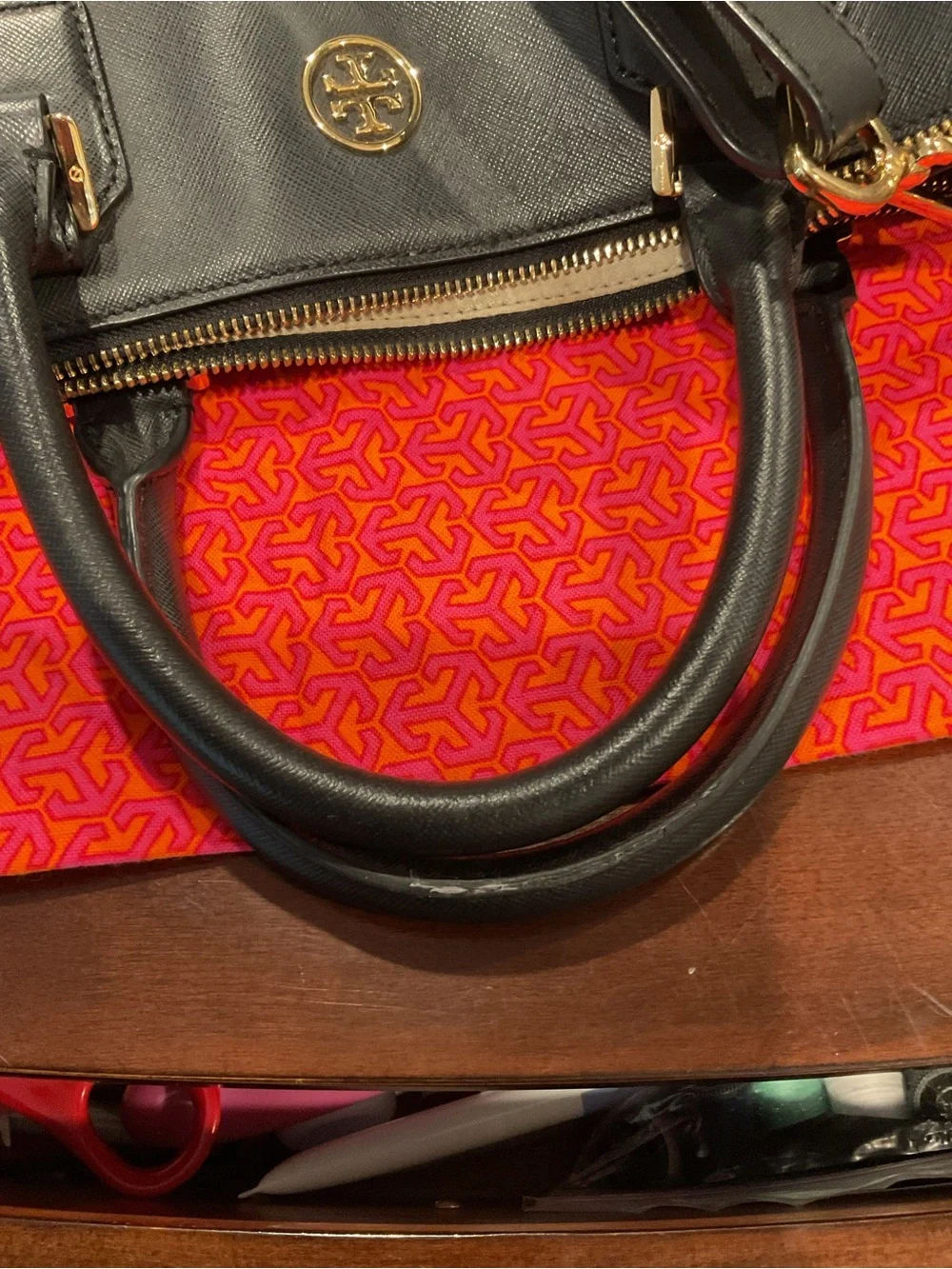 Tory Burch structured black