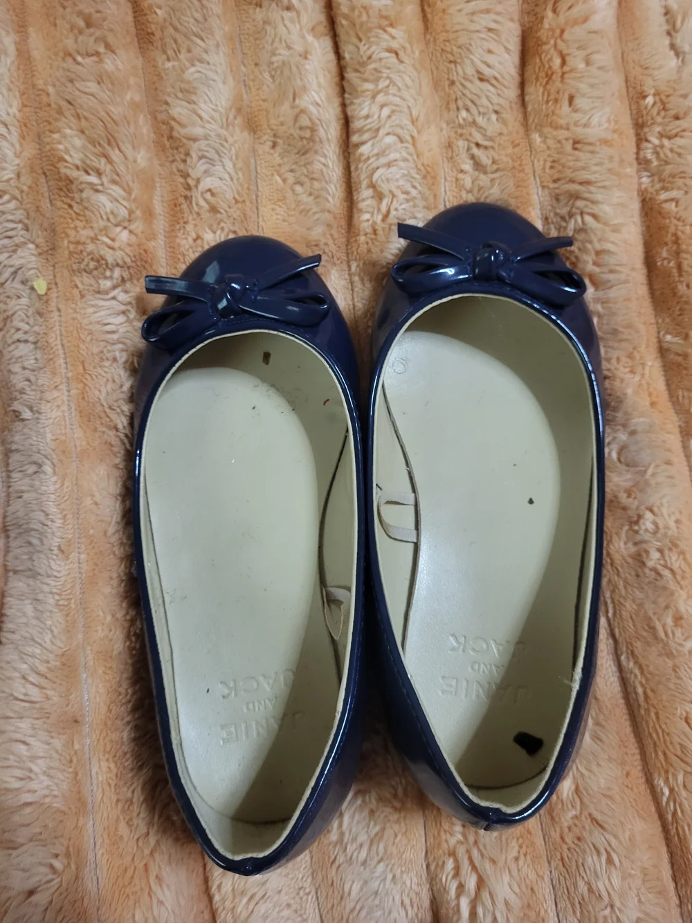 Janie and Jack shiny navy