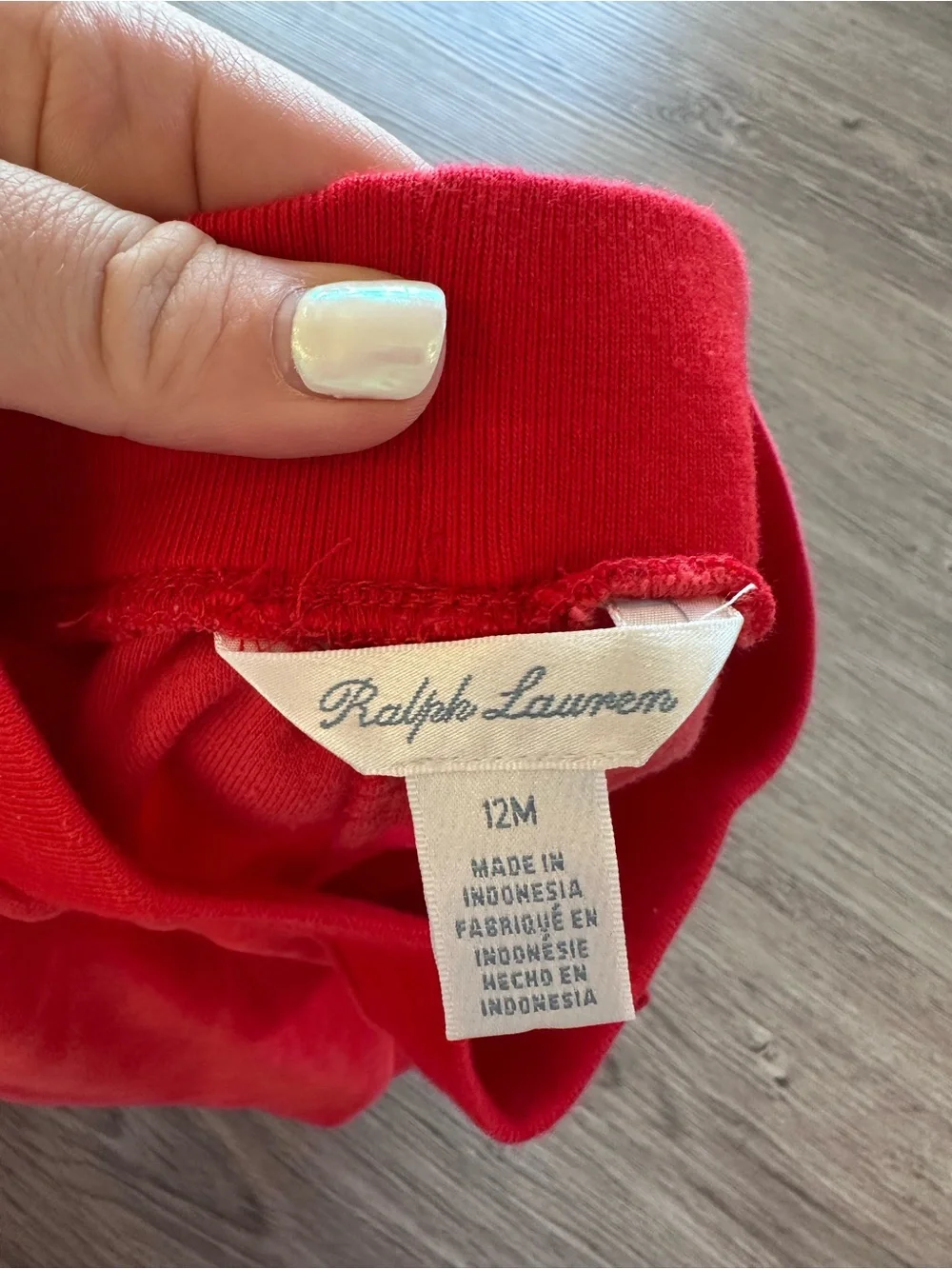 Ralph Lauren matching logo