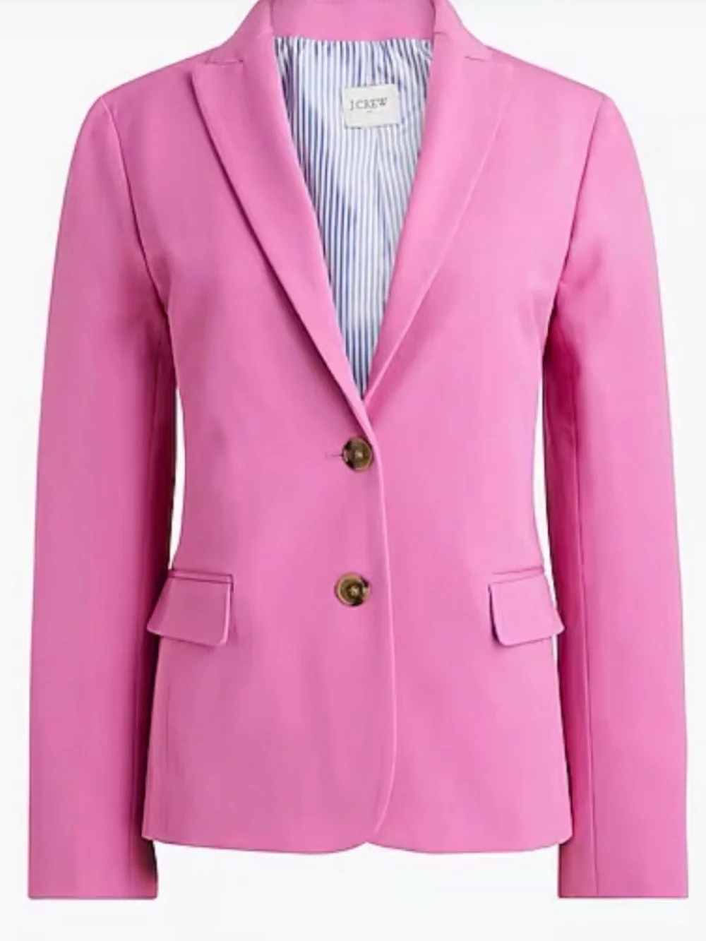 J. Crew Pink Tailored 2 Button Blazer Jacket  Pink 6 new $198