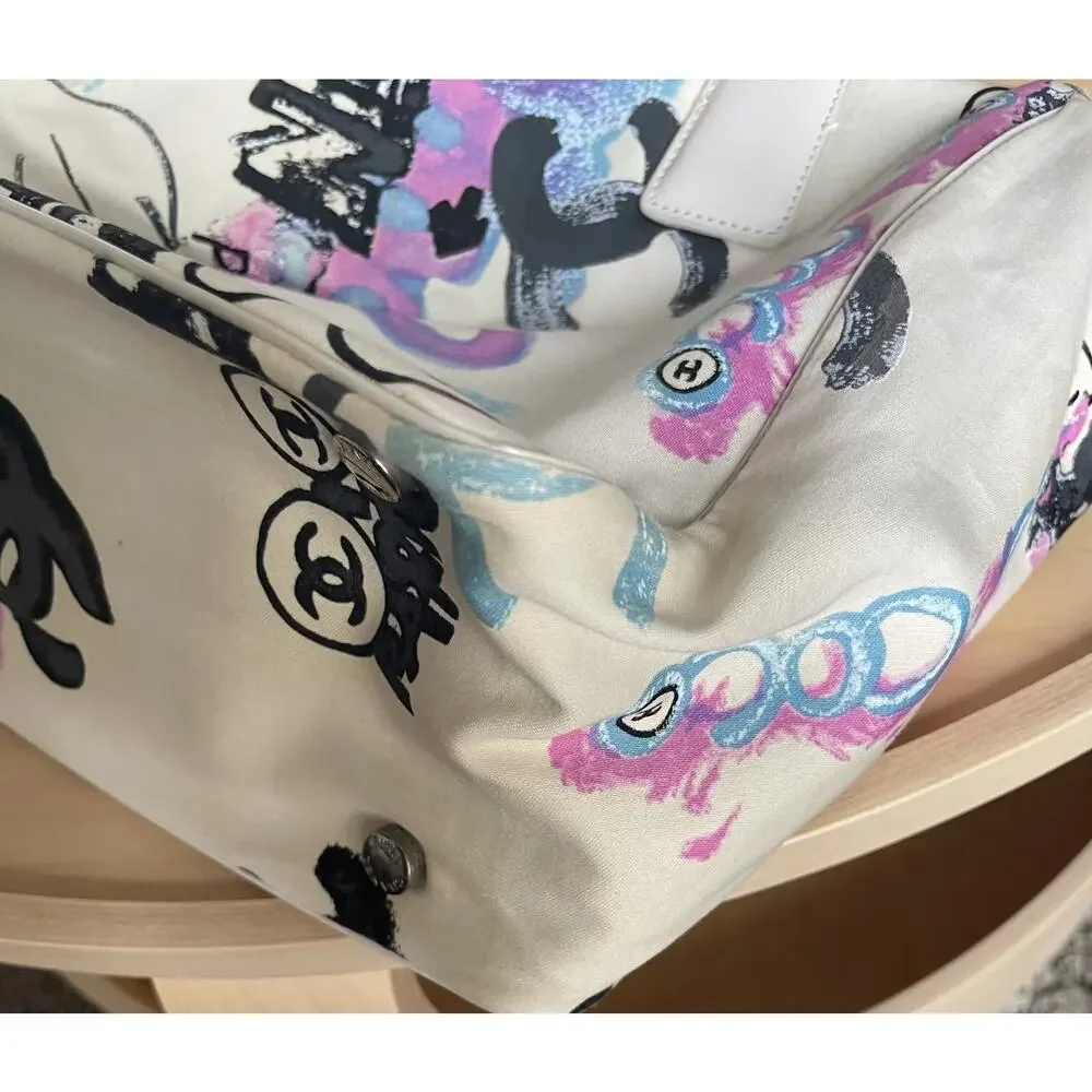 CHANEL graffiti tote