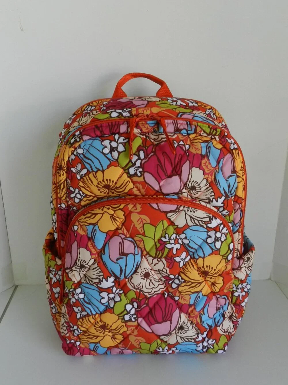 Vera Bradley Ultralight Essential LARGE Backpack Laptop Bag in Midday Garden