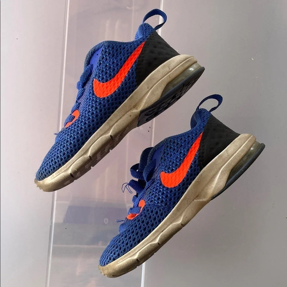 Nike Kids Vibrant Blue and Red Sneakers size 9C
