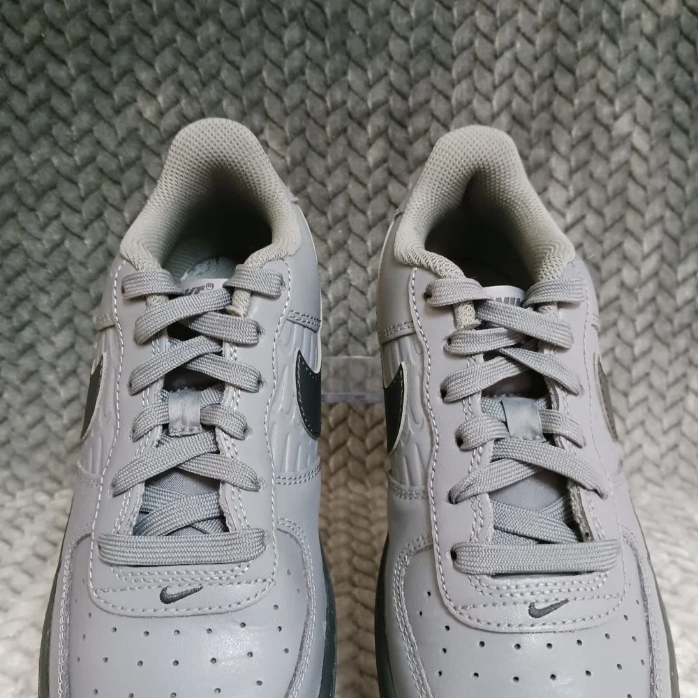 Nike Air Force 1 GS Low Cool Gray Anthracite Sneakers Shoes Size 4.5Y Women's 6