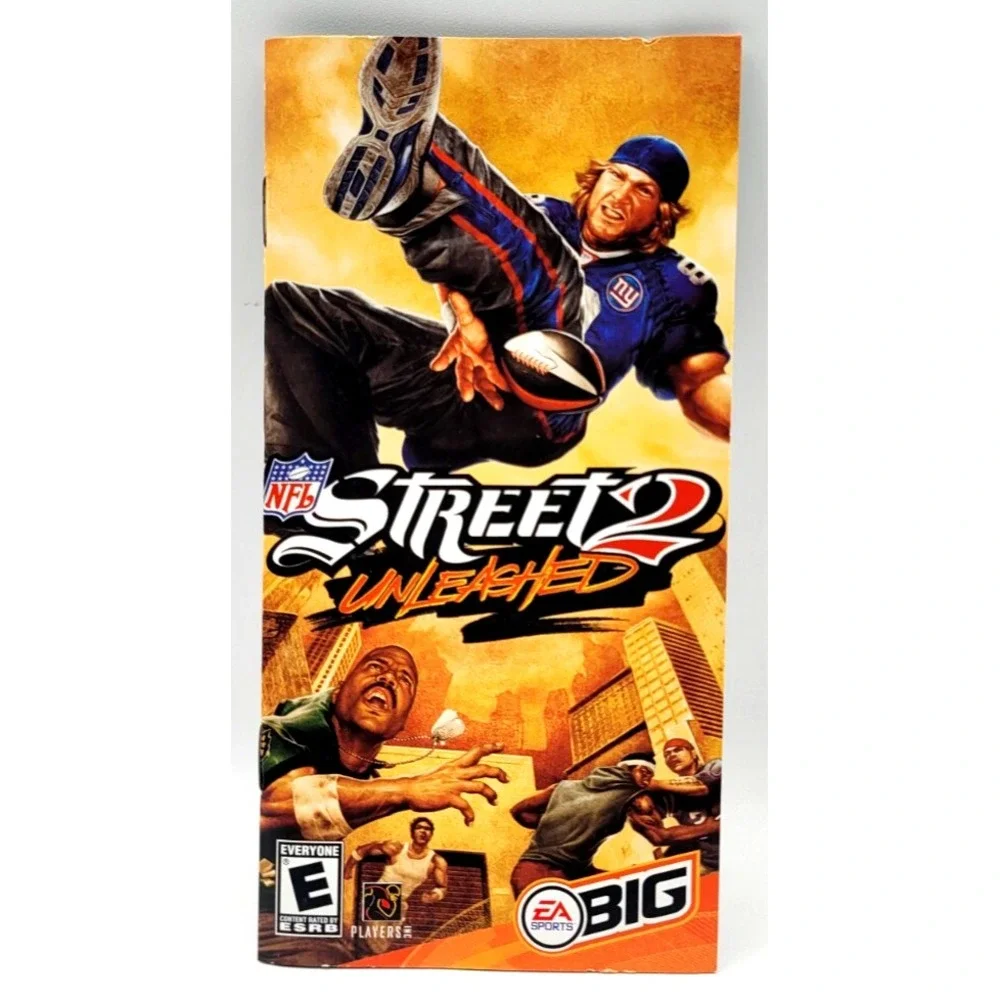 NFL Street 2: Unleashed (PSP PlayStation Portable) MANUAL ONLY **NO GAME**‎