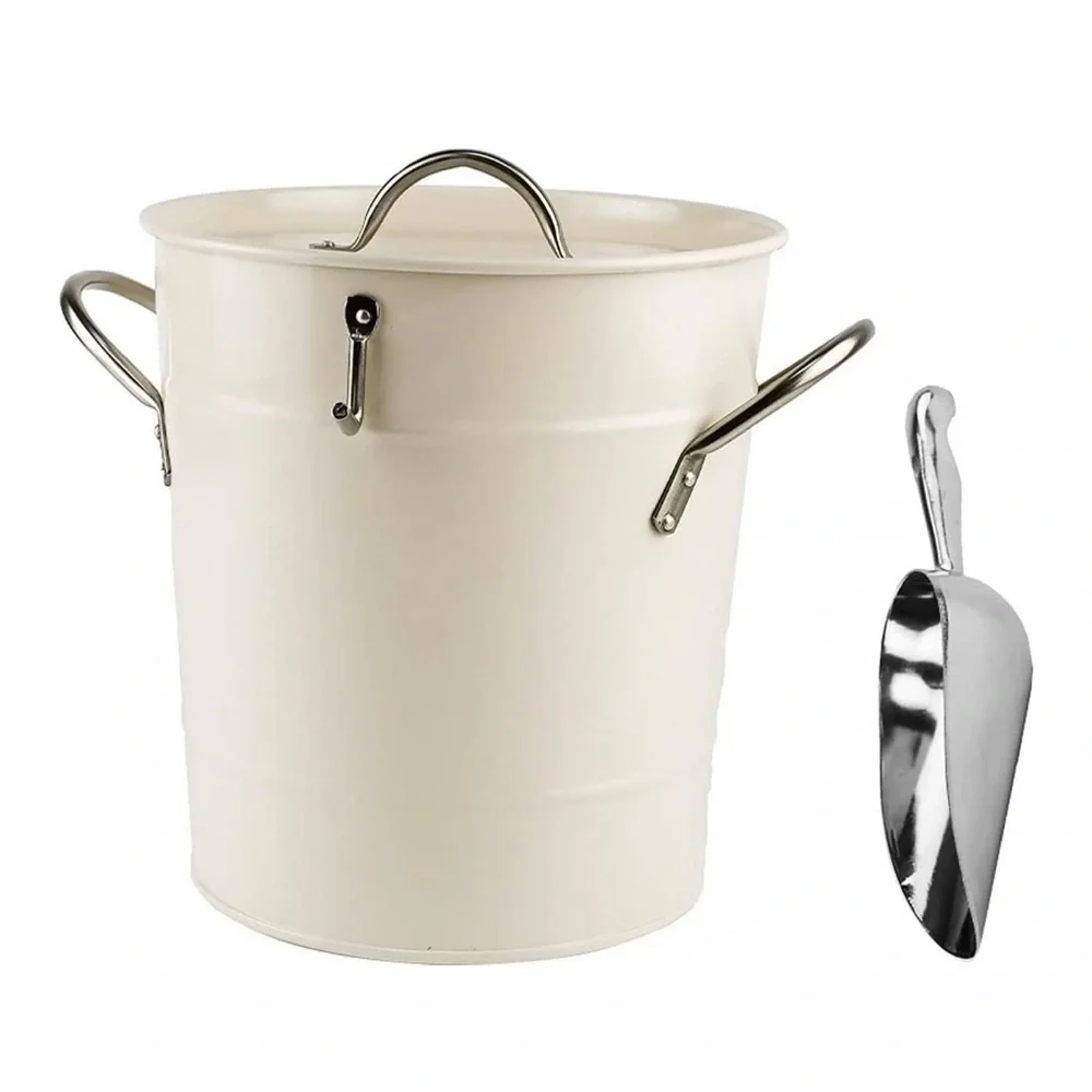 Crate&Barrel galvanized ice