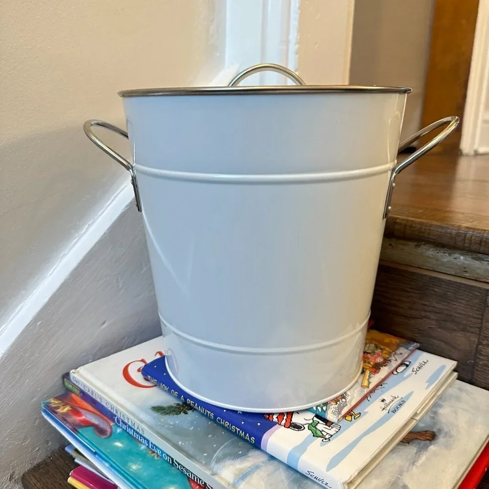 Crate&Barrel galvanized ice