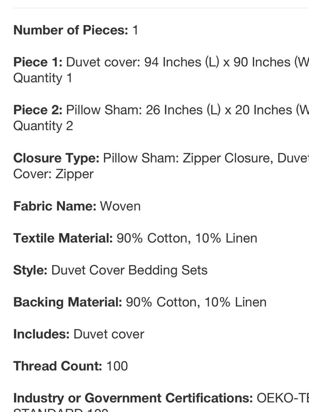 Threshold soft linen