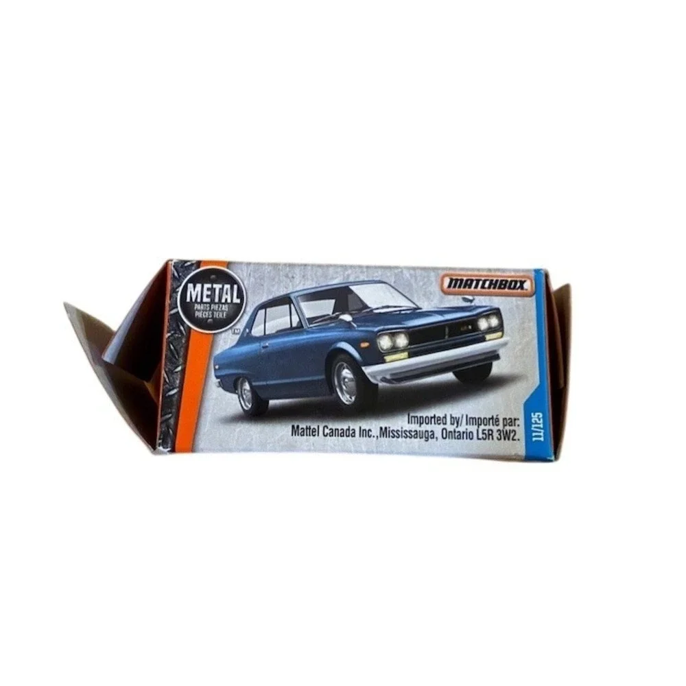 Matchbox 1971 Nissan Skyline 2000 GTX Blue Die-Cast Car Power‎ Grabs Boxed