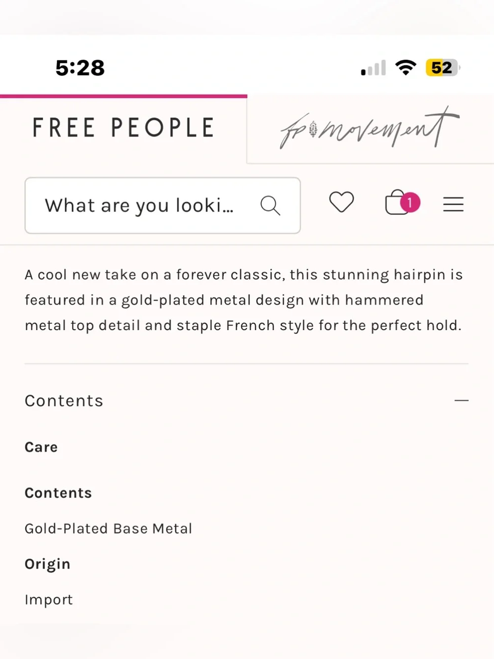 Free People shipping off my