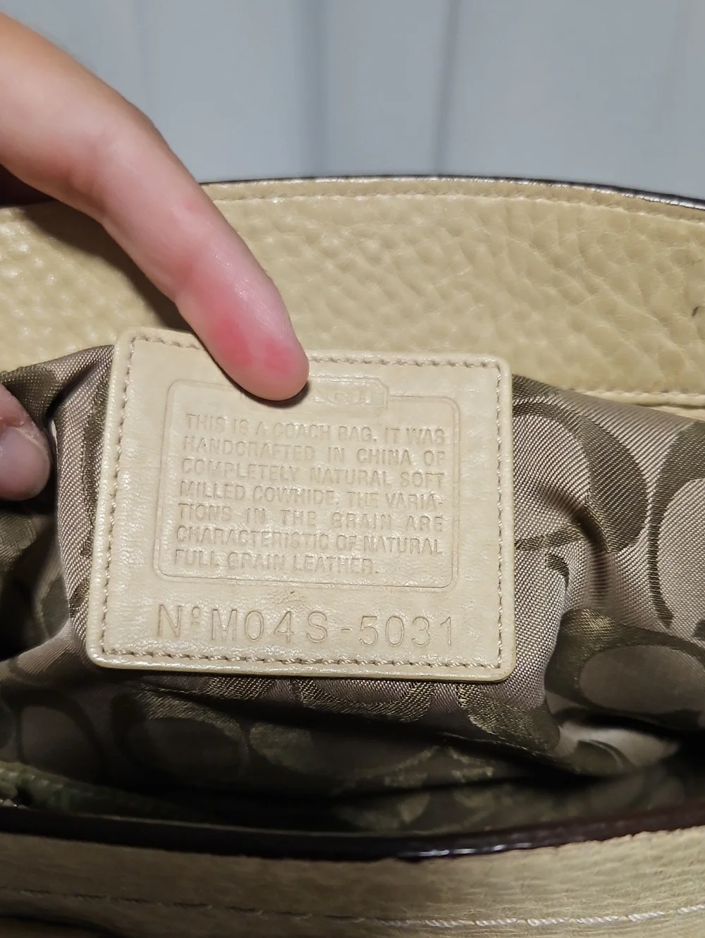 Coach this satchel