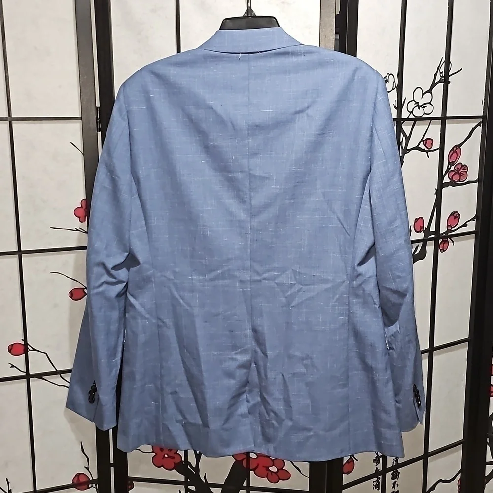 Indochino blue blazer