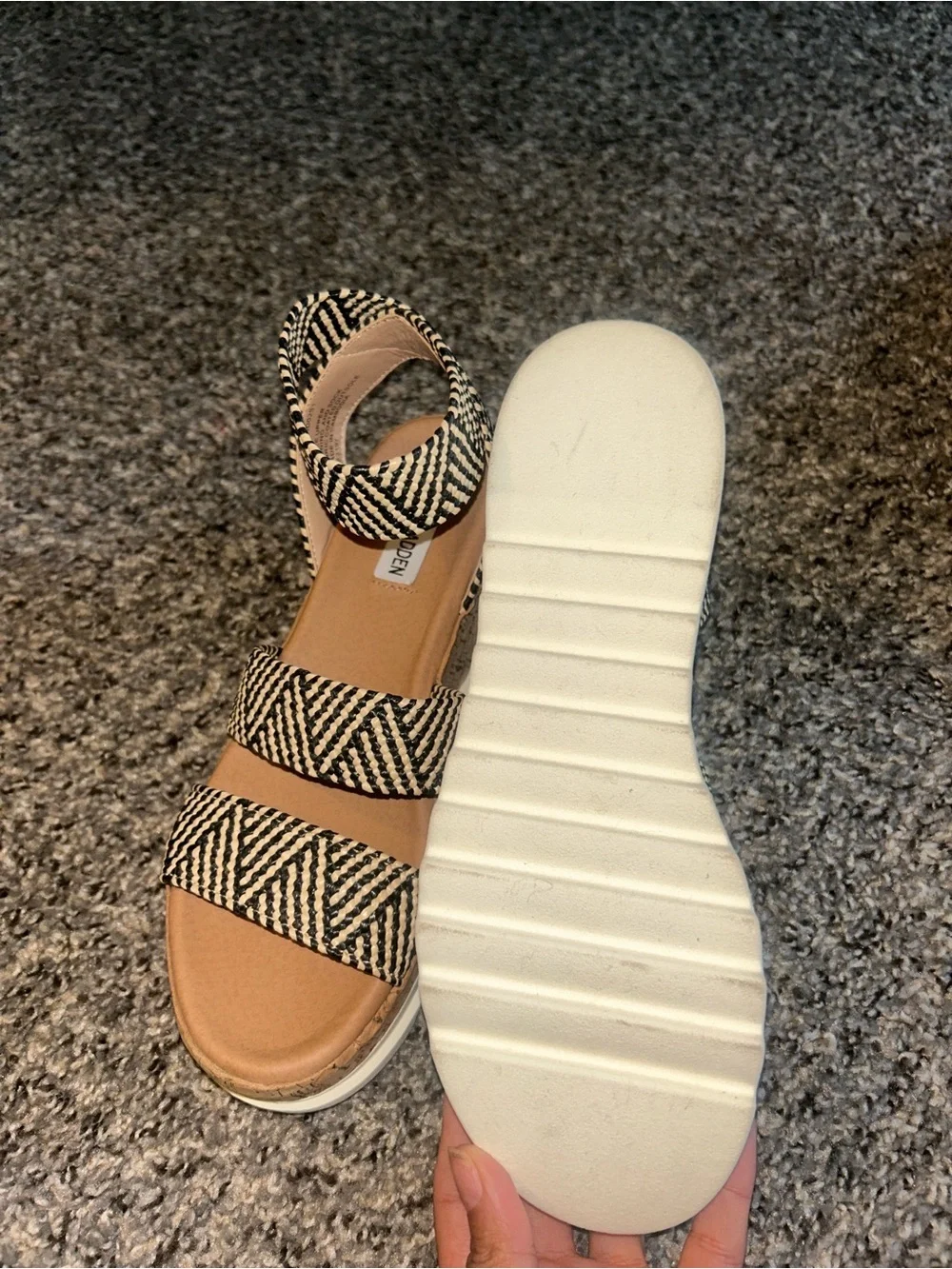 Steve Madden woven straps