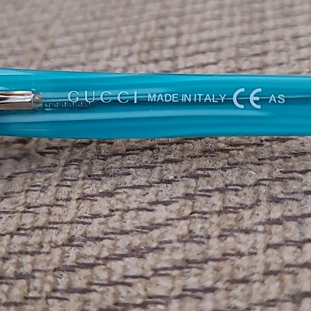 Gucci translucent teal