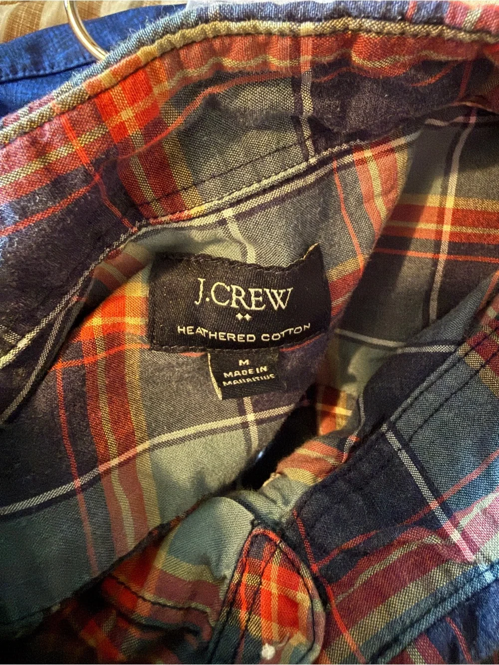 J. Crew lightweight button