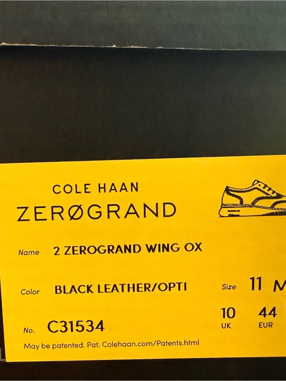 Cole Haan classic wingtip