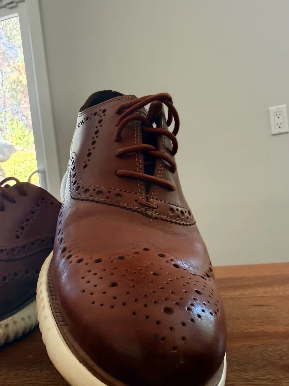 Cole Haan Brown Wing Ox Zerogrand