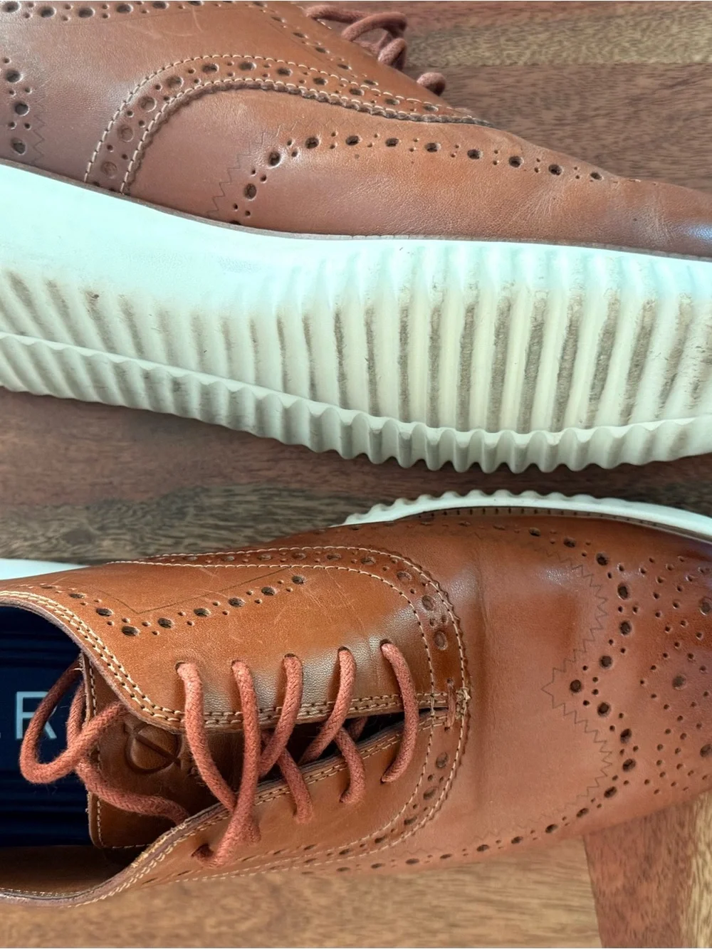 Cole Haan Brown Wing Ox Zerogrand