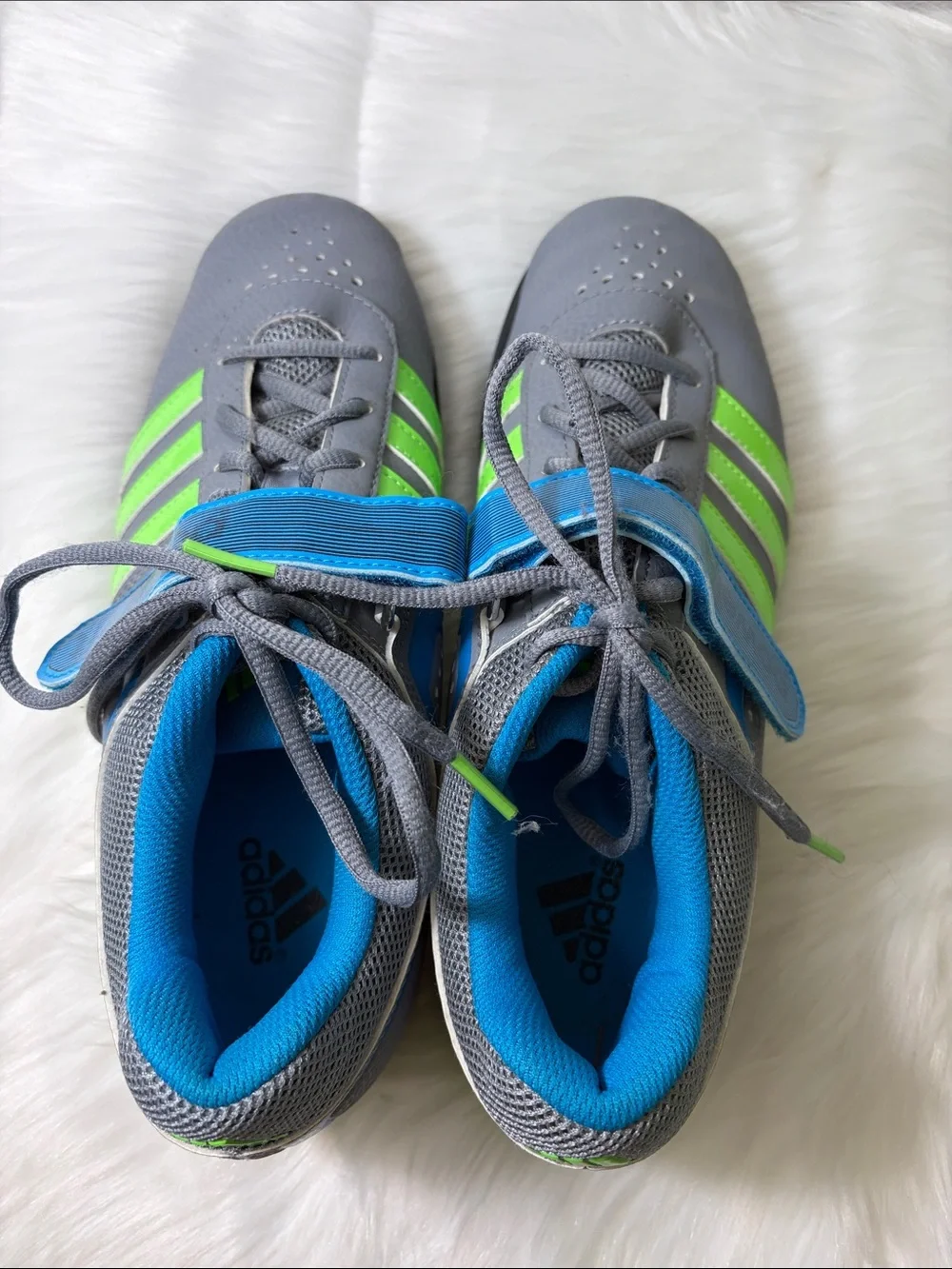 adidas size gray