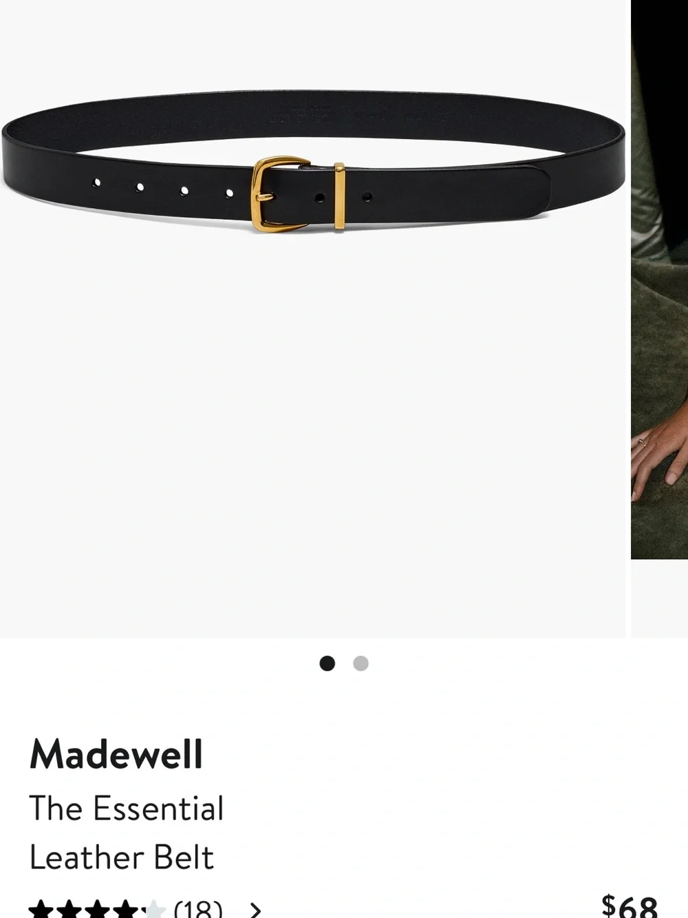 Madewell classic black