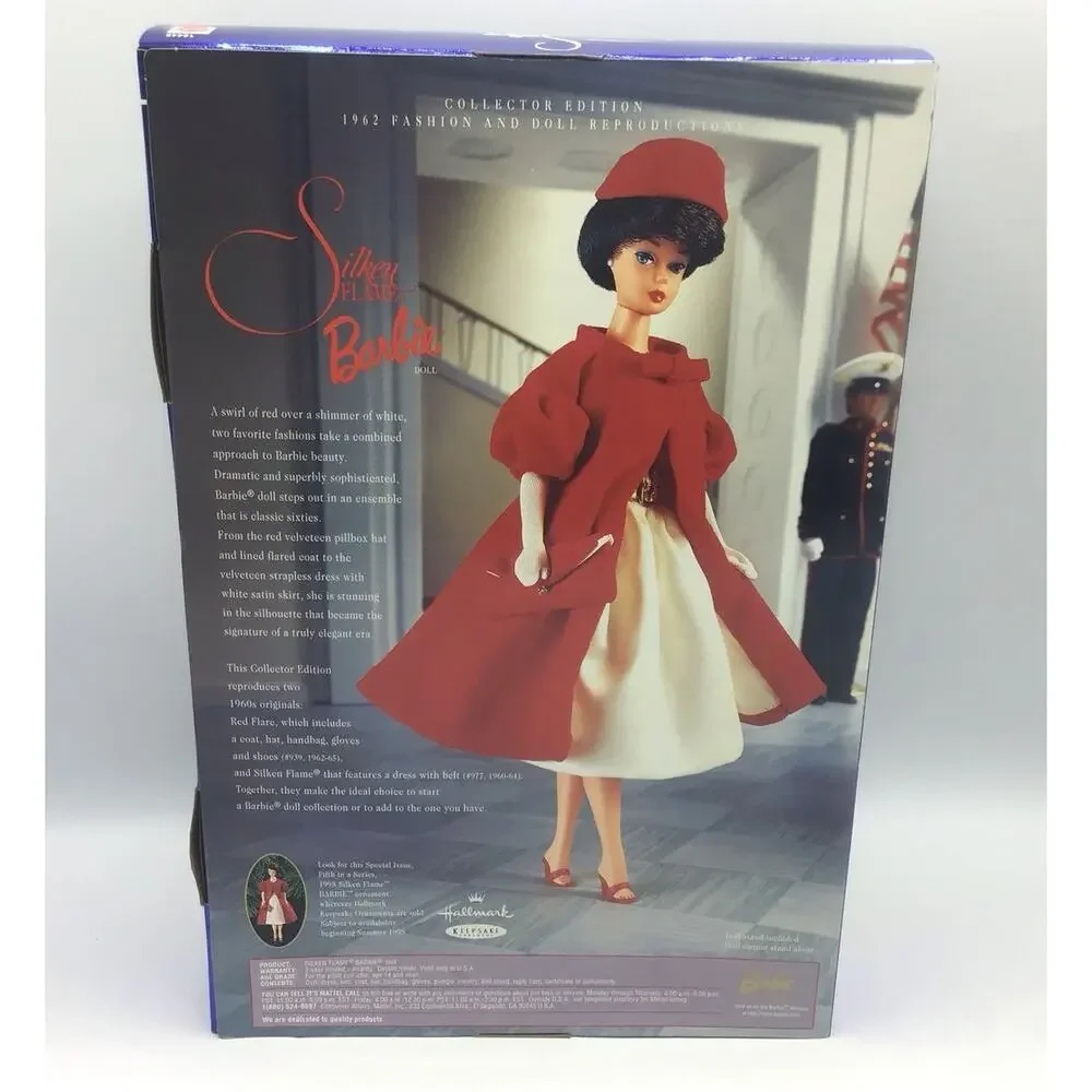 Vintage 1997 Silken Flame Barbie Doll 1962 Fashion Reproduction Mattel 18448