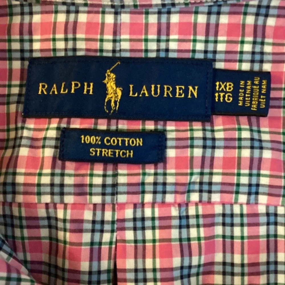 Polo Ralph Lauren measurements look collar
