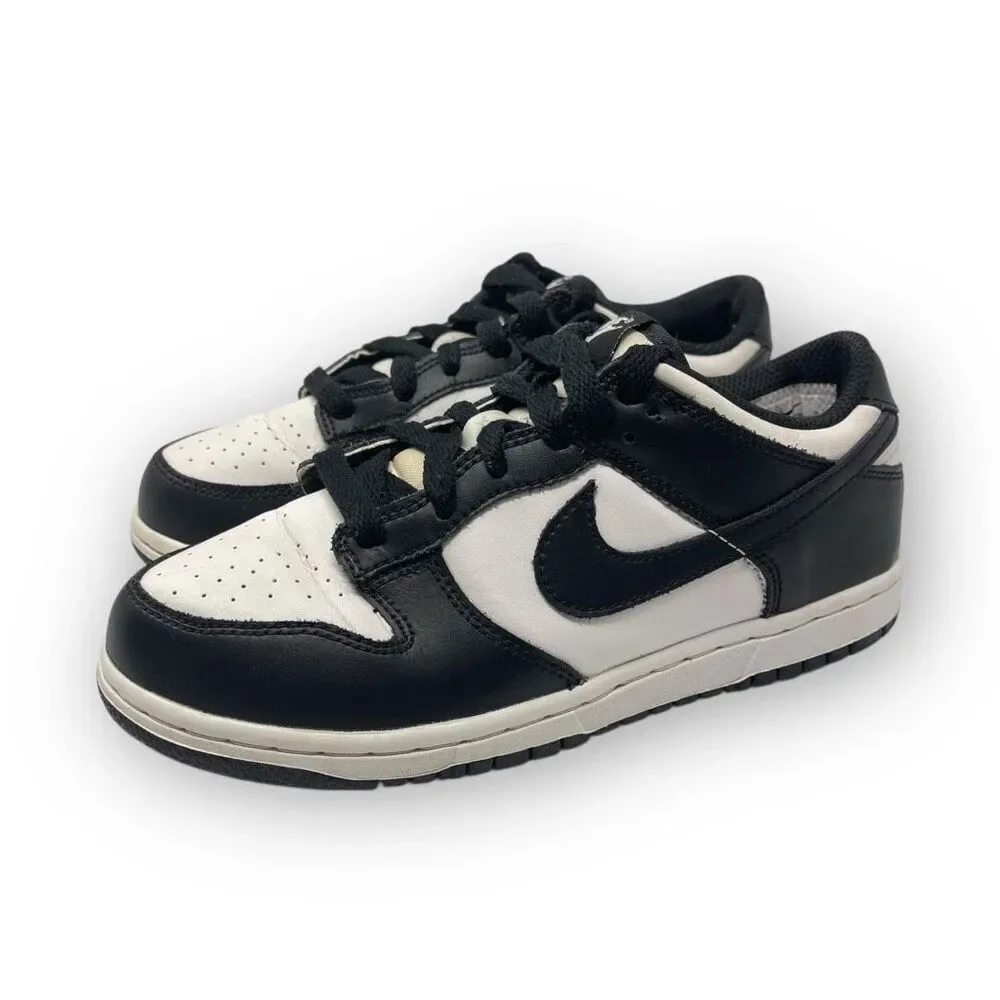 Nike Black White Dunk Low Sneaker Shoes CW1588-100 Kids Youth Size 3Y