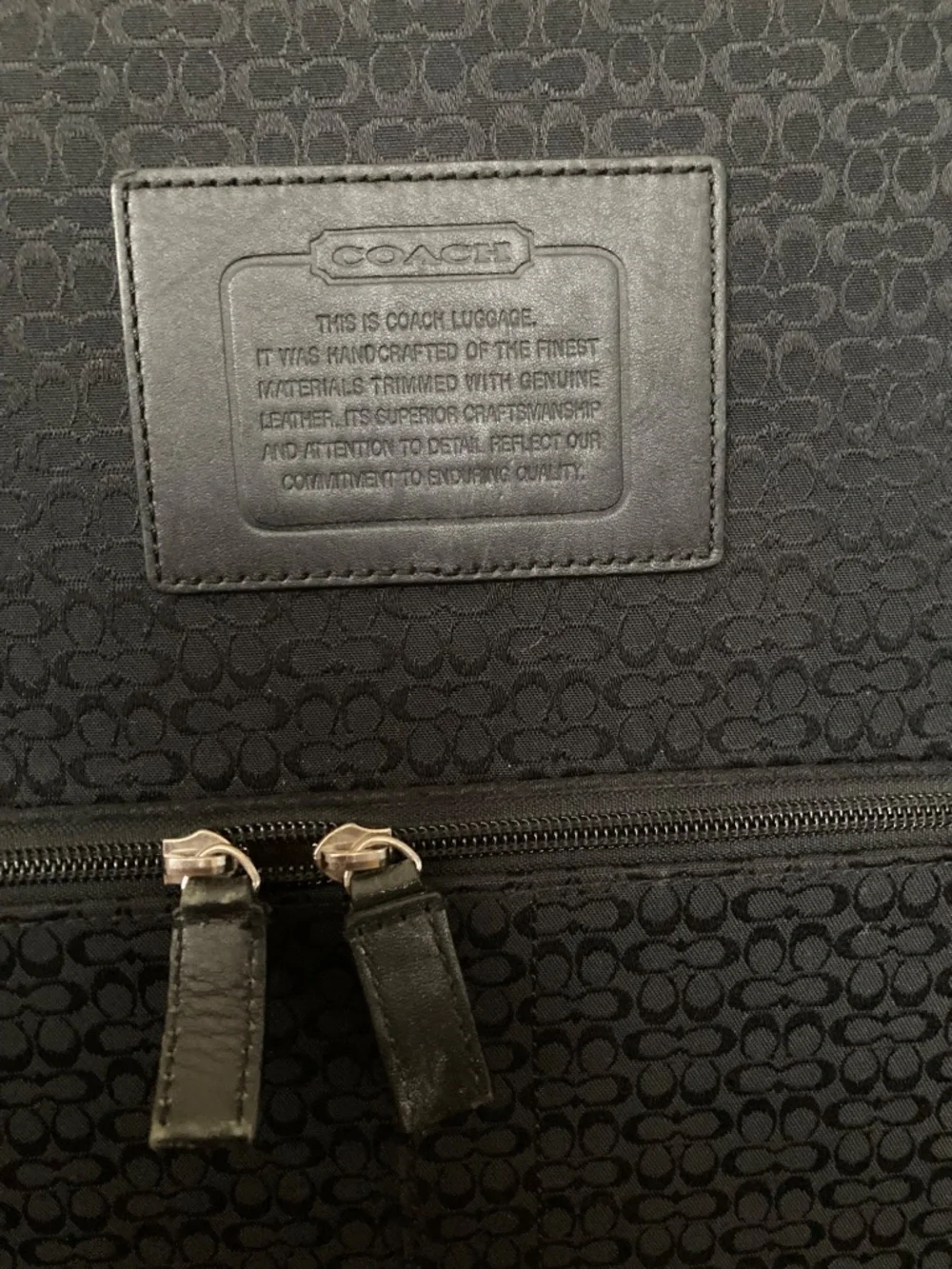 Coach vintage carry