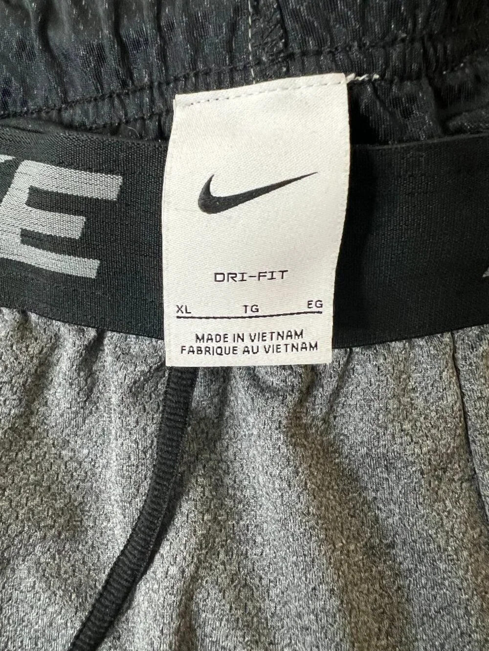 Nike Men's Dri-Fit Athletic Shorts Gray XL