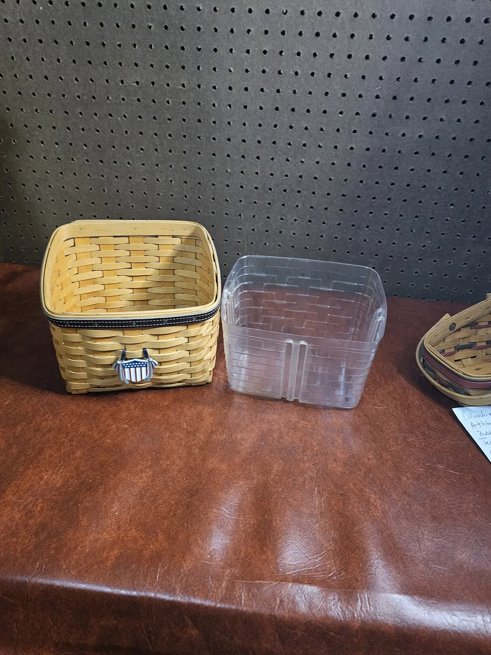 longberger handwoven natural
