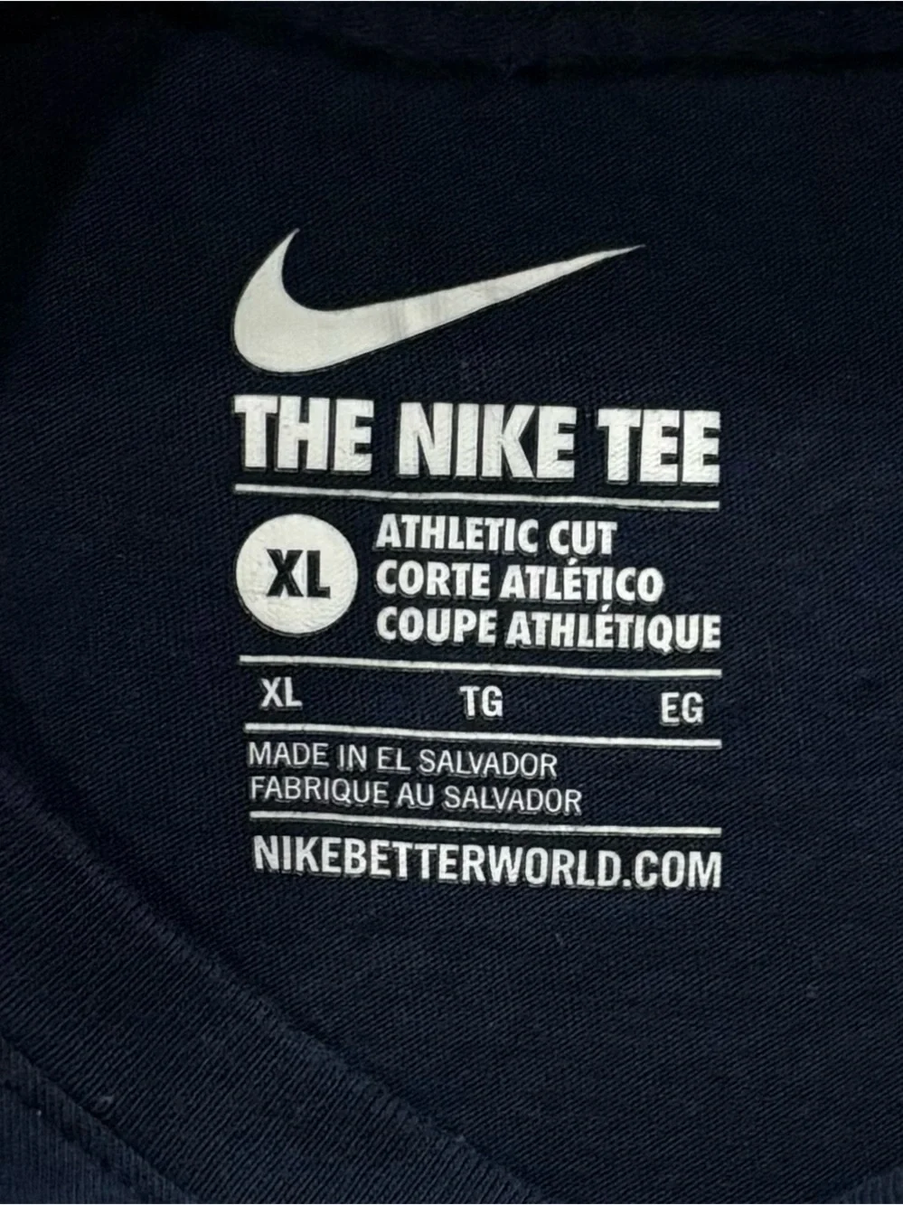 The Nike Tee Athletic Cut NFL Dallas Cowboys Blue Graphic T-Shirt Youth Size XL