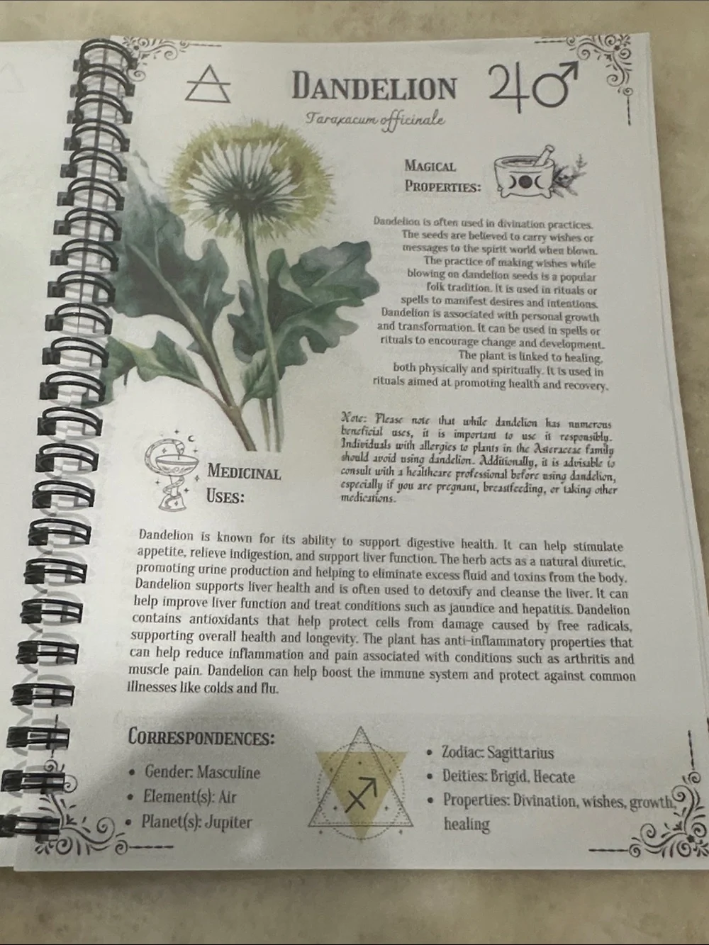 N/A spiral bound