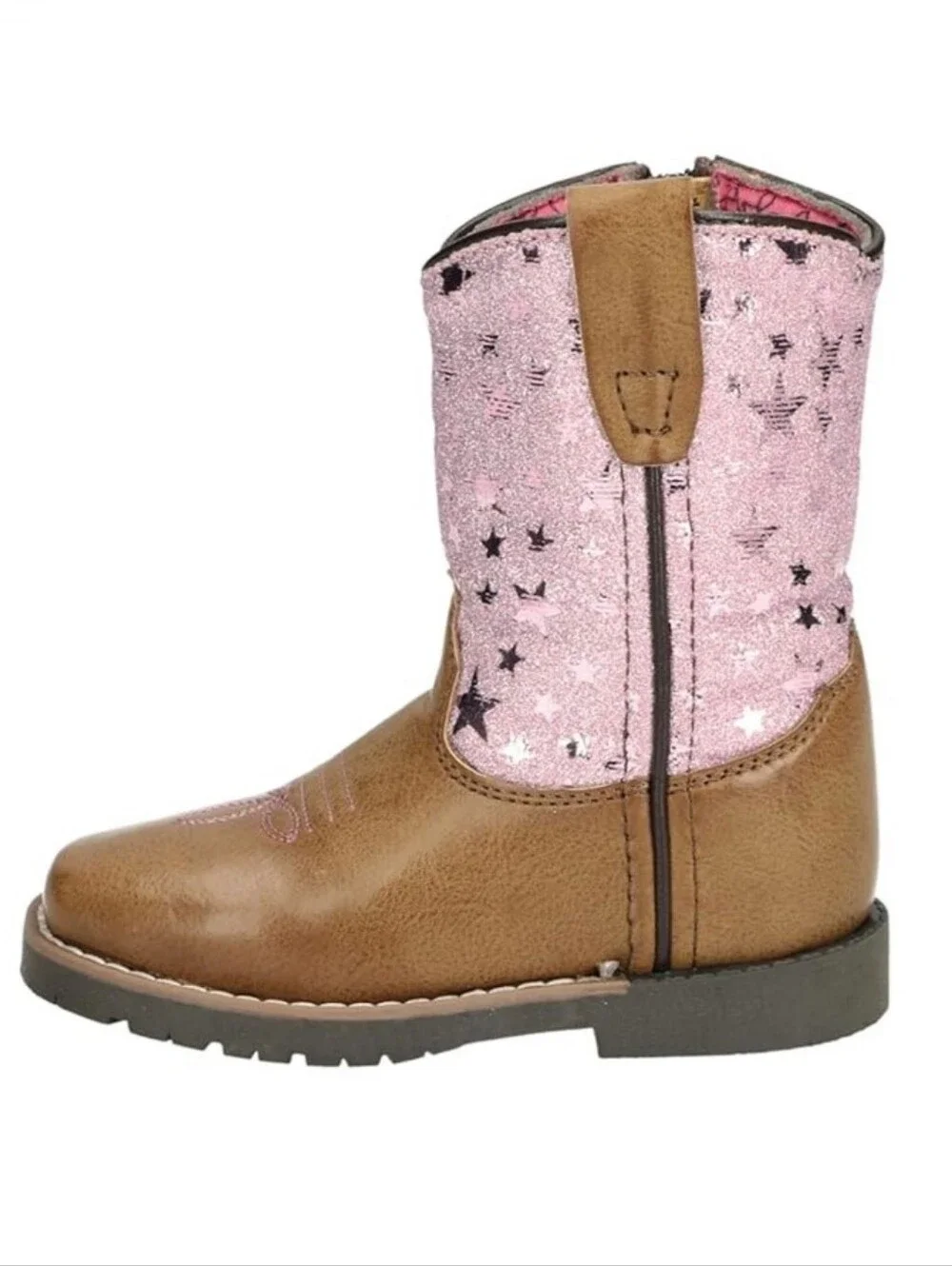 SMOKY MOUNTAIN BOOTS Kid's Autry Leather Western Boots