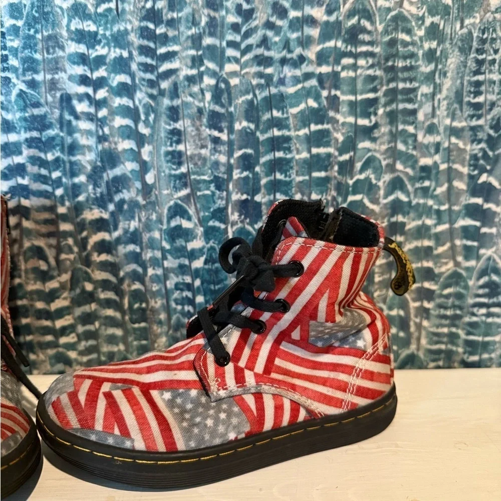 Doc Marten American Flag Laney canvas converse boots