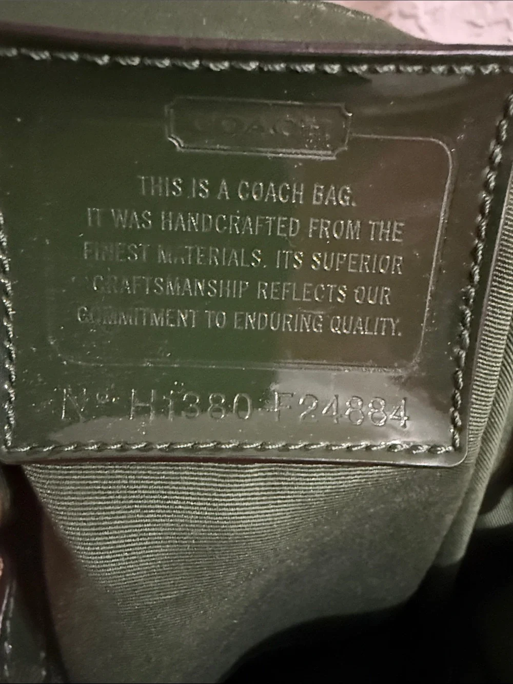 Coach crossbody featuring
