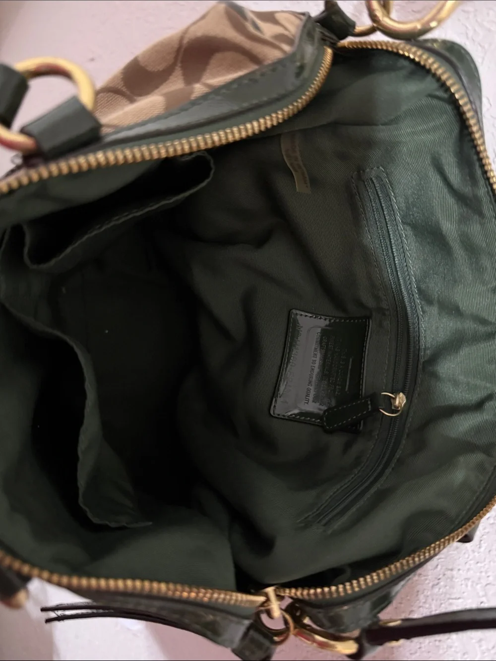 Coach crossbody featuring