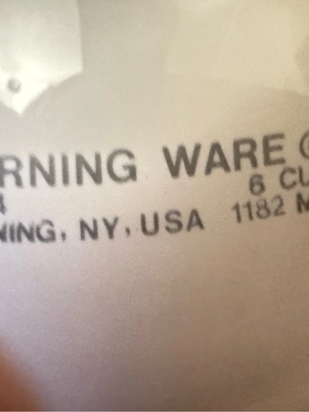 Corningware white ceramic