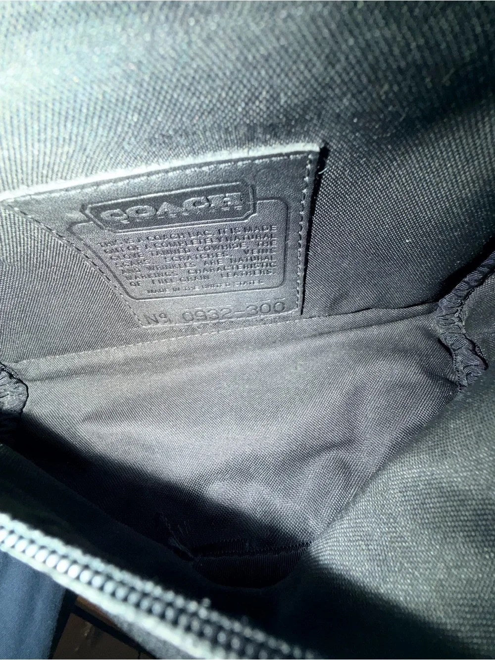 Coach compact fanny