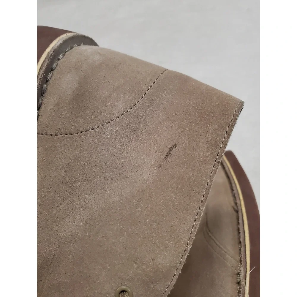 Clarks Beige Sand Tan Suede Leather‎ Laces Chukka Boot Dress Shoes 6.5 Classic