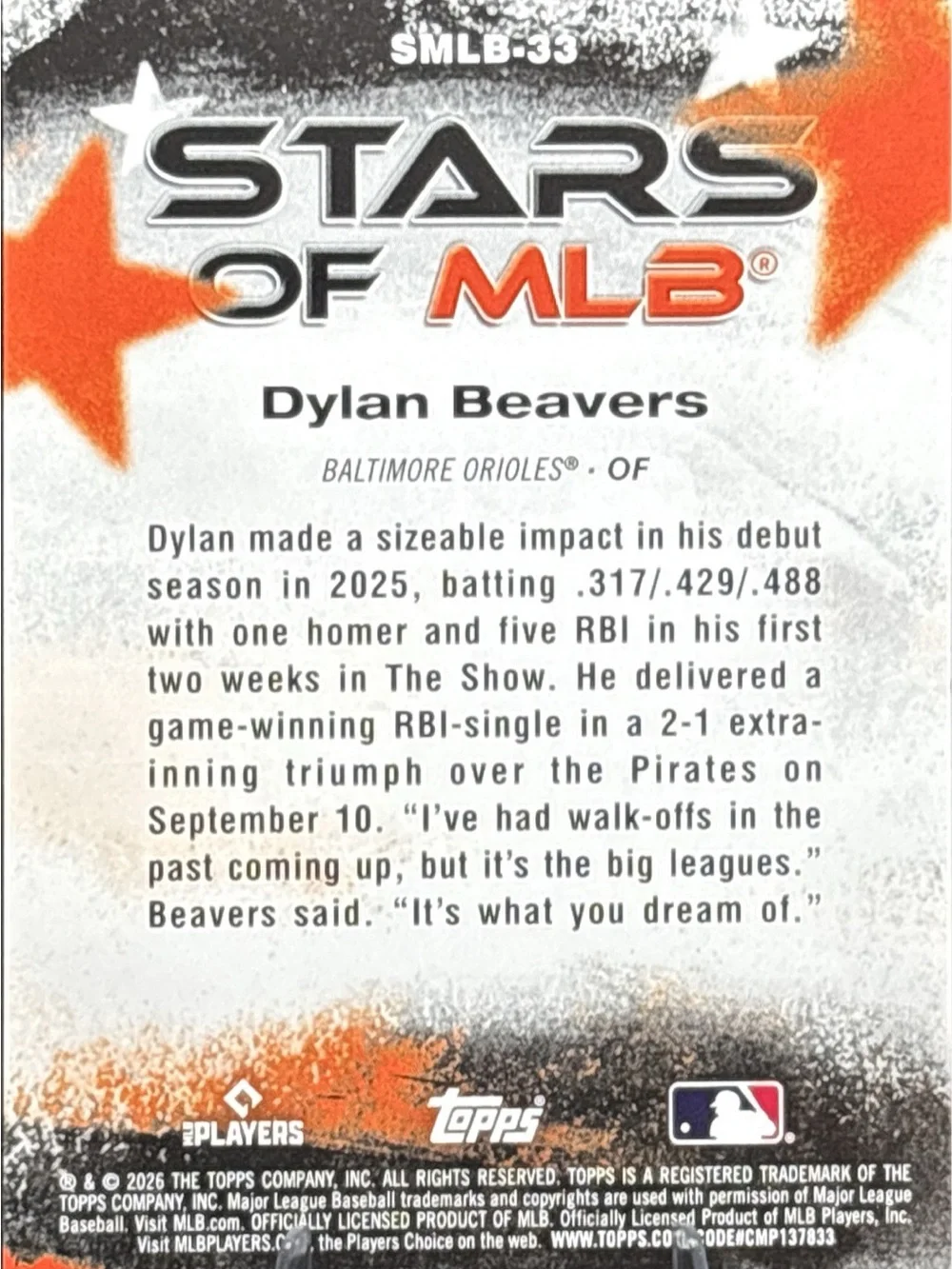 Topps vibrant trading