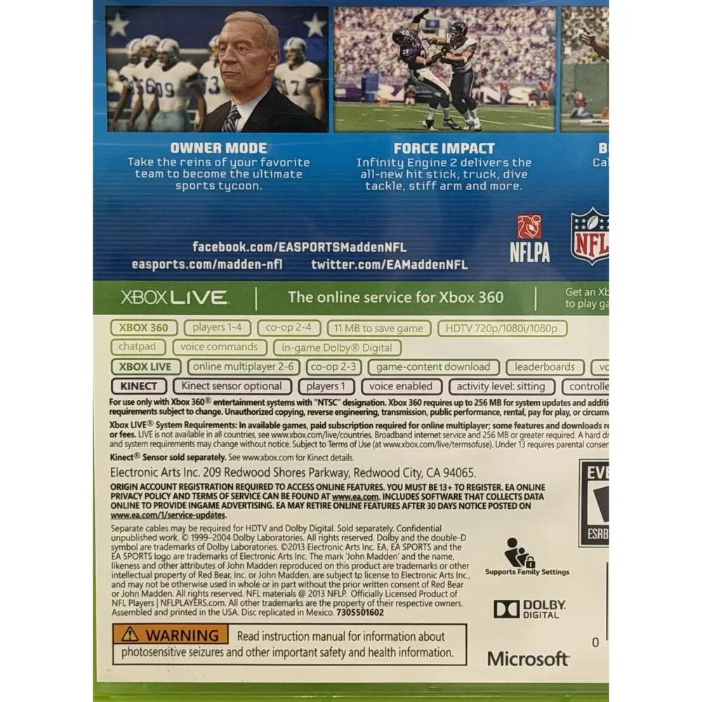 Microsoft madden nfl